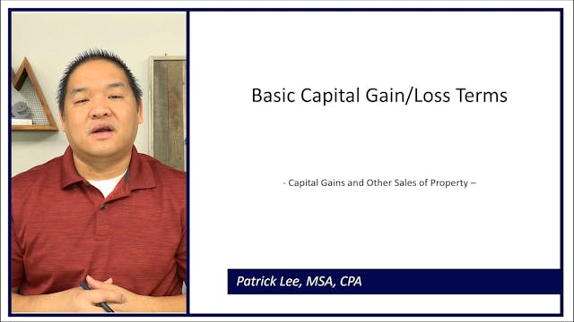 Lesson 7.2 - Basic Capital Gain - Los...
