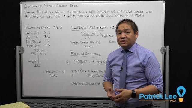 Lesson 8.14 - Subsidiary's Foreign Cu...