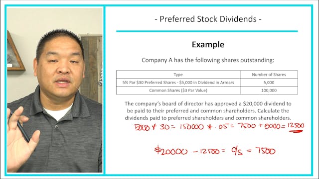 Lesson 11.11 - Preferred Stock Dividend