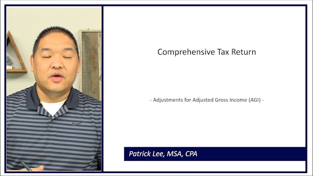 Lesson 4.14 - Comprehensive Tax Return