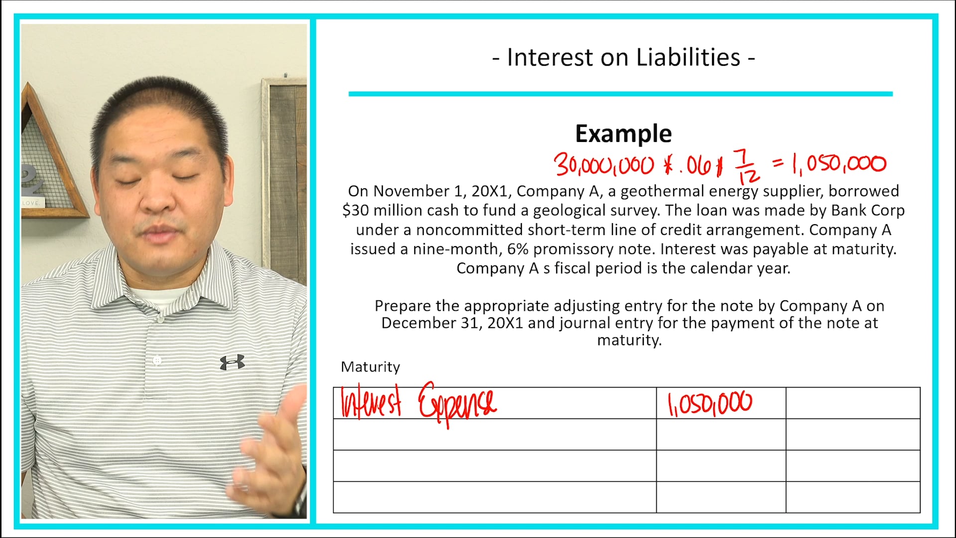 Lesson 13.3 - Interest on Liabilities