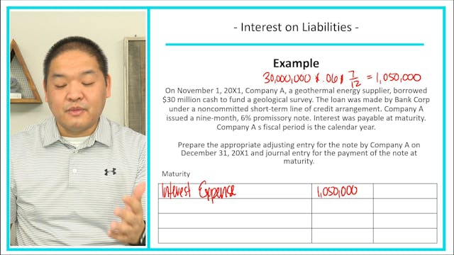 Lesson 13.3 - Interest on Liabilities