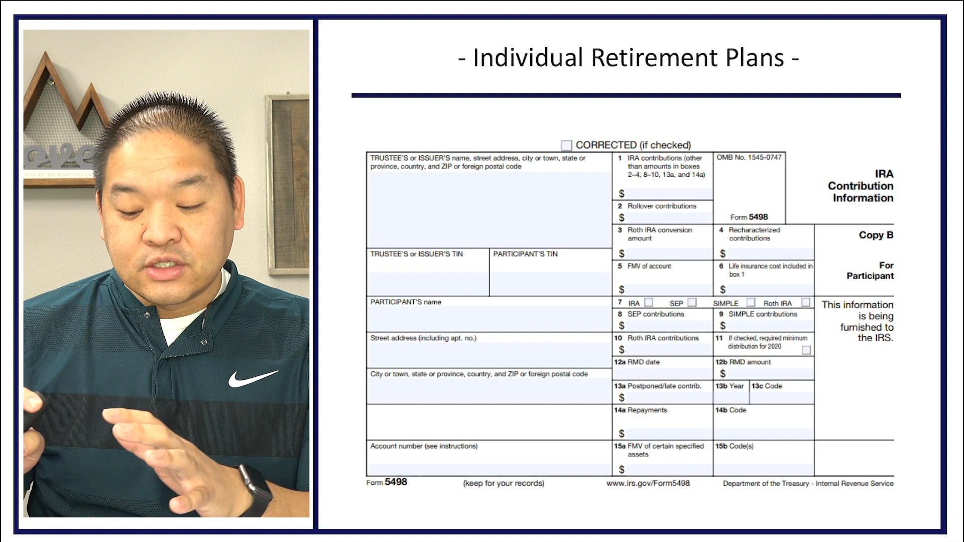Section 10.7 - Individual Retirement Plans