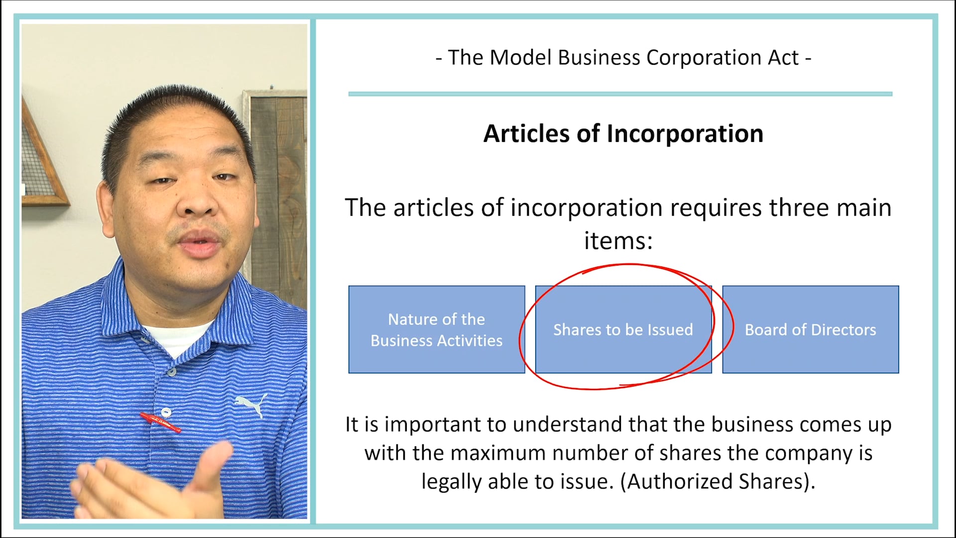 Lesson 18.4 - The Model Business Corporation Act