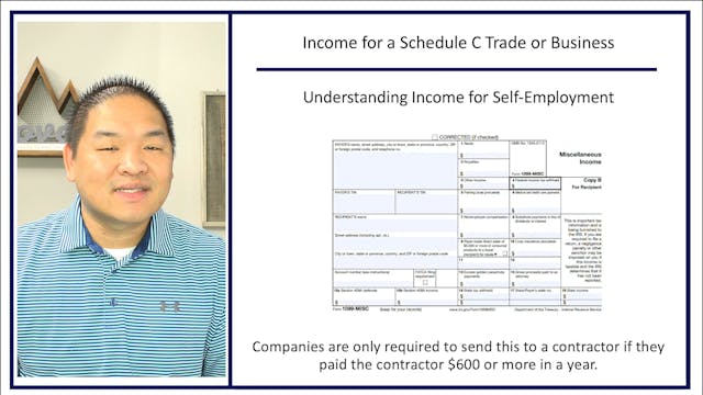 Section 6.3 - Income for a Schedule C