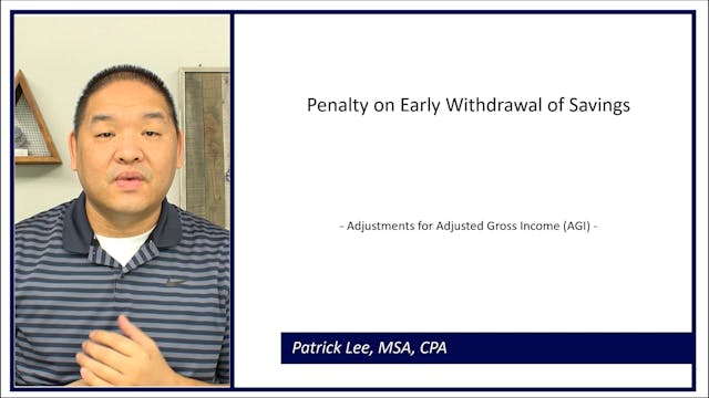 Lesson 4.11 - Penalty on Early Withdr...