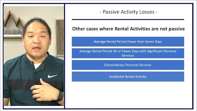 Section 12.7 - Rental Activities