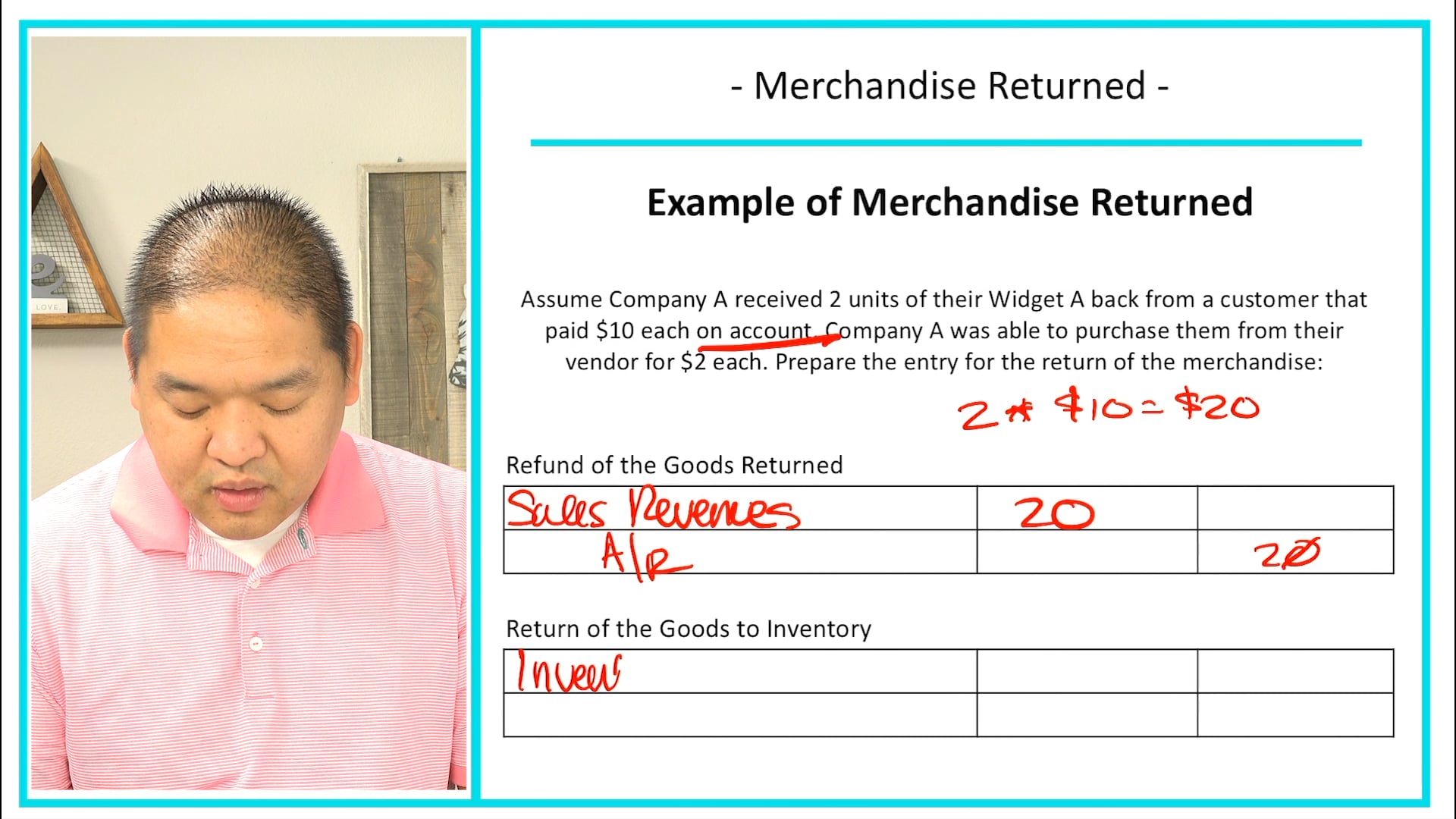 Lesson 6.16 - Merchandise Returns