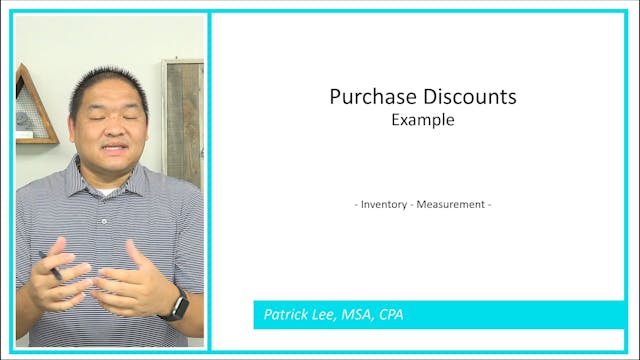 Lesson 8.10 - Purchase Discounts Example