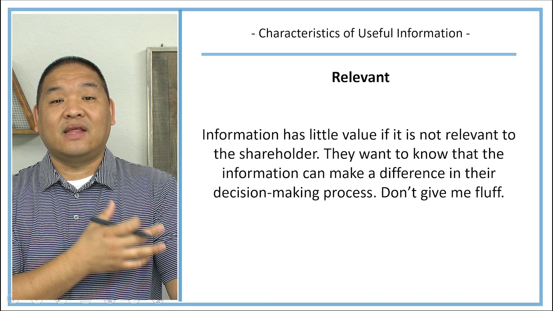 Lesson 1.3 - Charactertistics of Useful Information