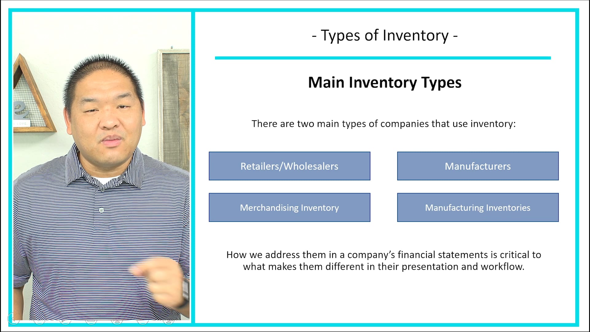 Lesson 8.2 - Types of Inventory