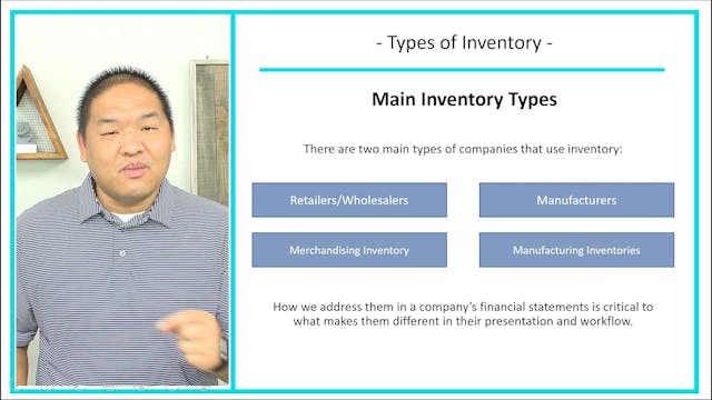 Lesson 8.2 - Types of Inventory