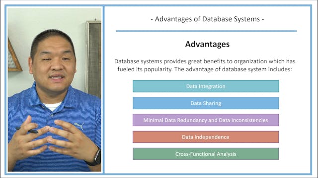 Lesson 4.3 - Advantages of Database S...