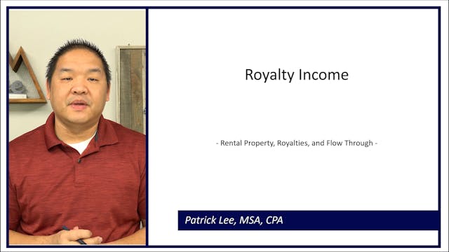 Lesson 8.6 - Royalty Income