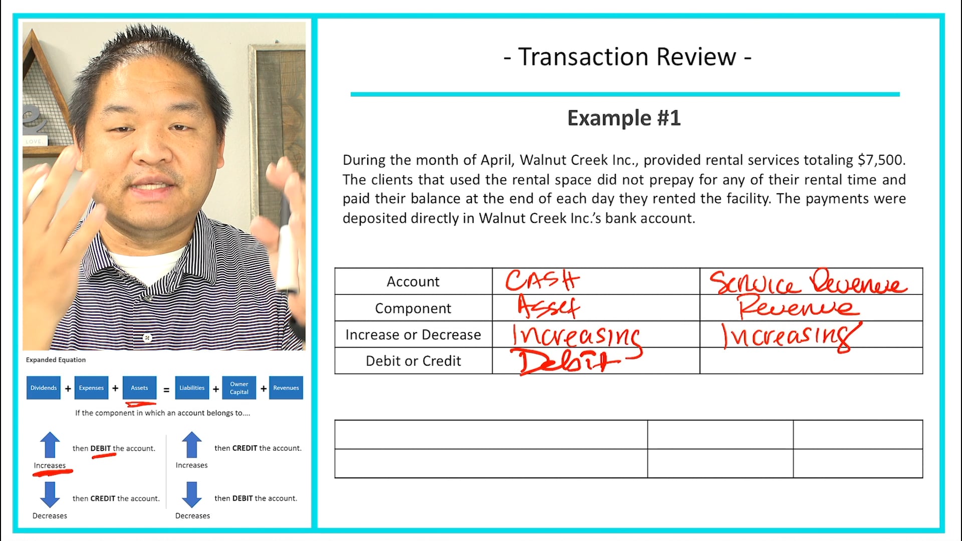 3.7 - Revenue and Expenses Transaction - Journal Entry Walk Through Part 1