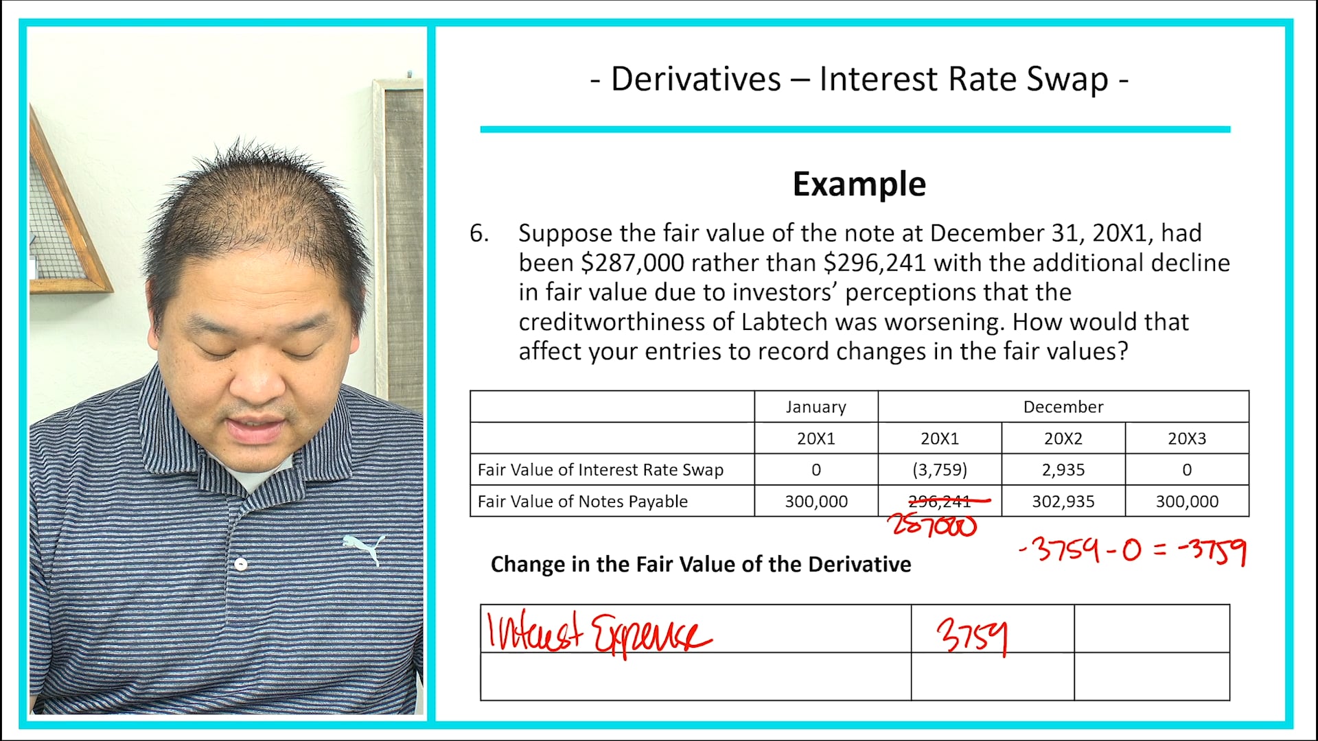 Lesson 22.10 - Fair Value Hedge Example - Part V