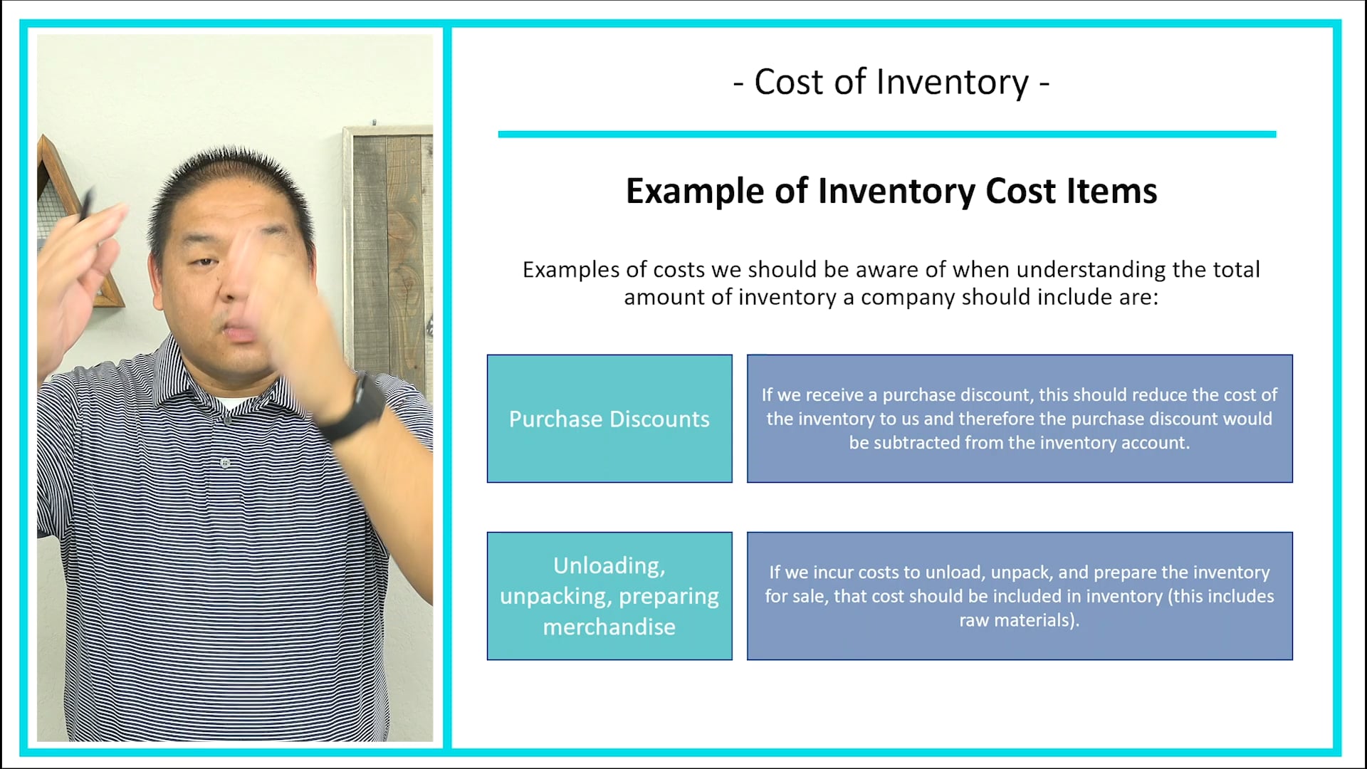 Lesson 8.8 - Cost of Inventory