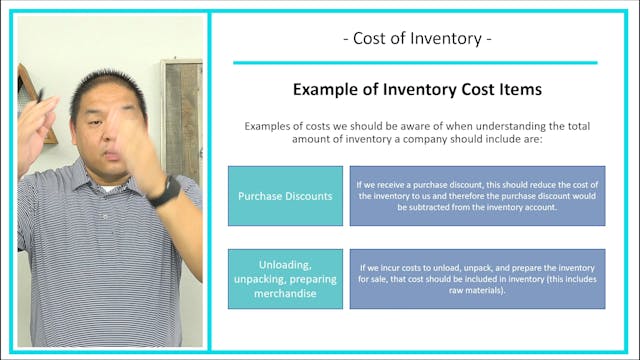 Lesson 8.8 - Cost of Inventory