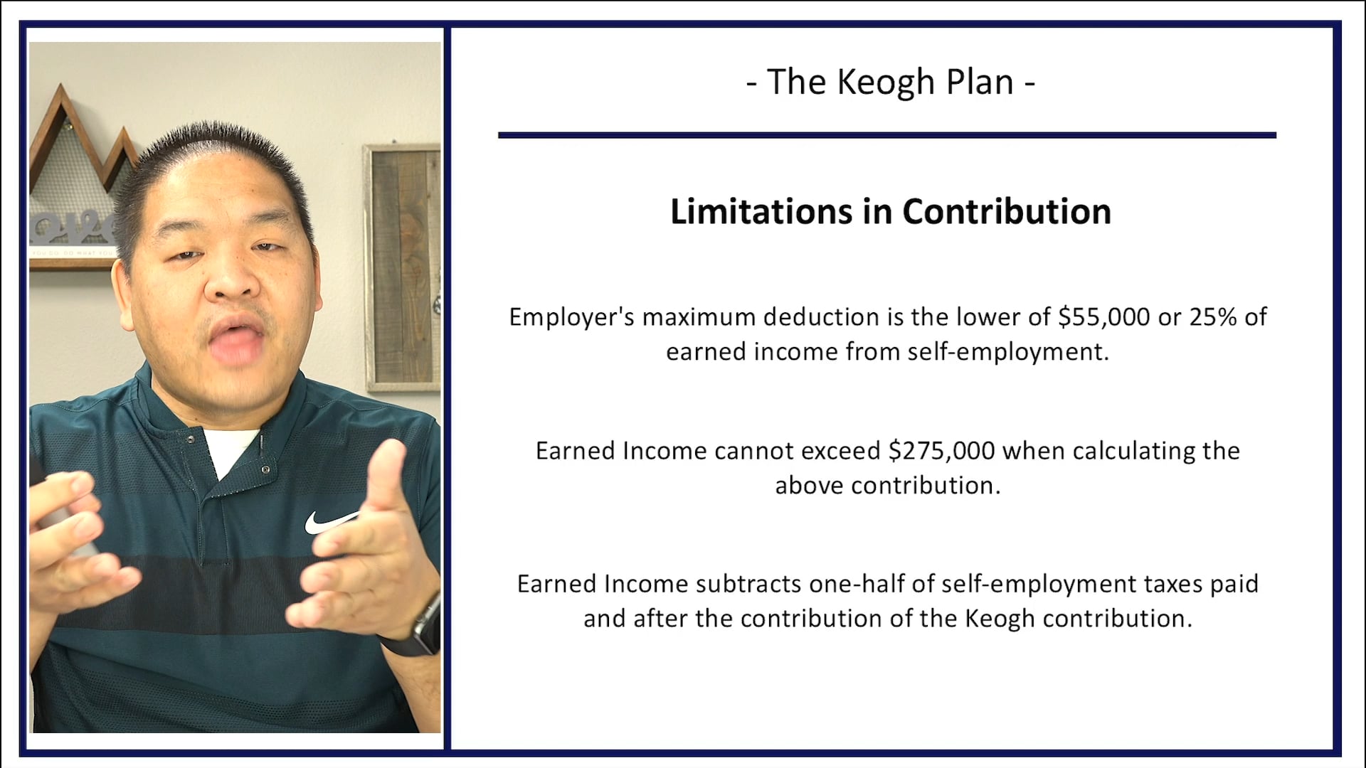 Section 10.4 - The Keogh Plan