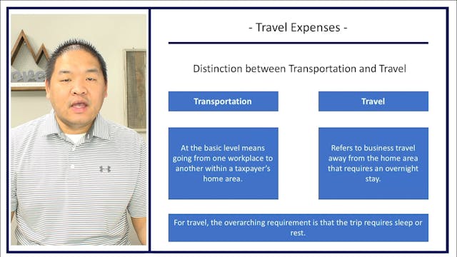 Section 6.20 - Travel Expenses