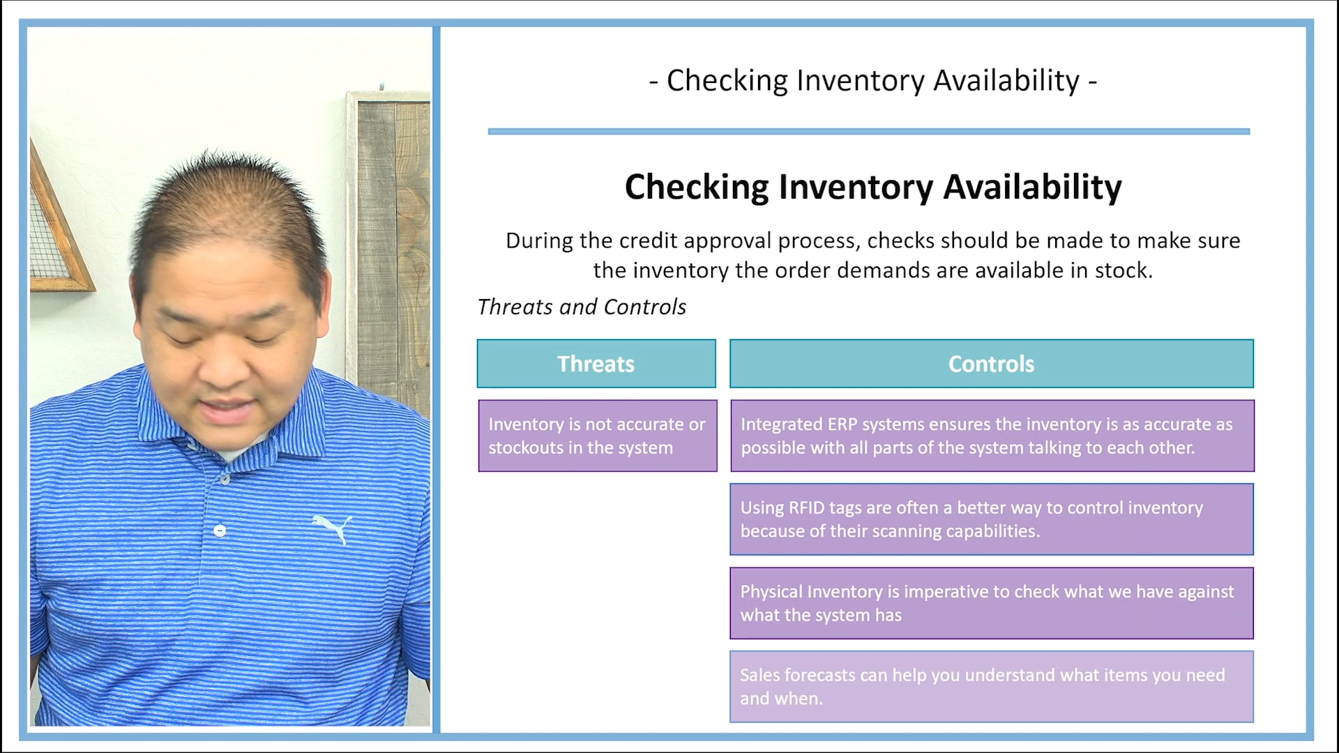 Lesson 11.5 - Checking Inventory Availability