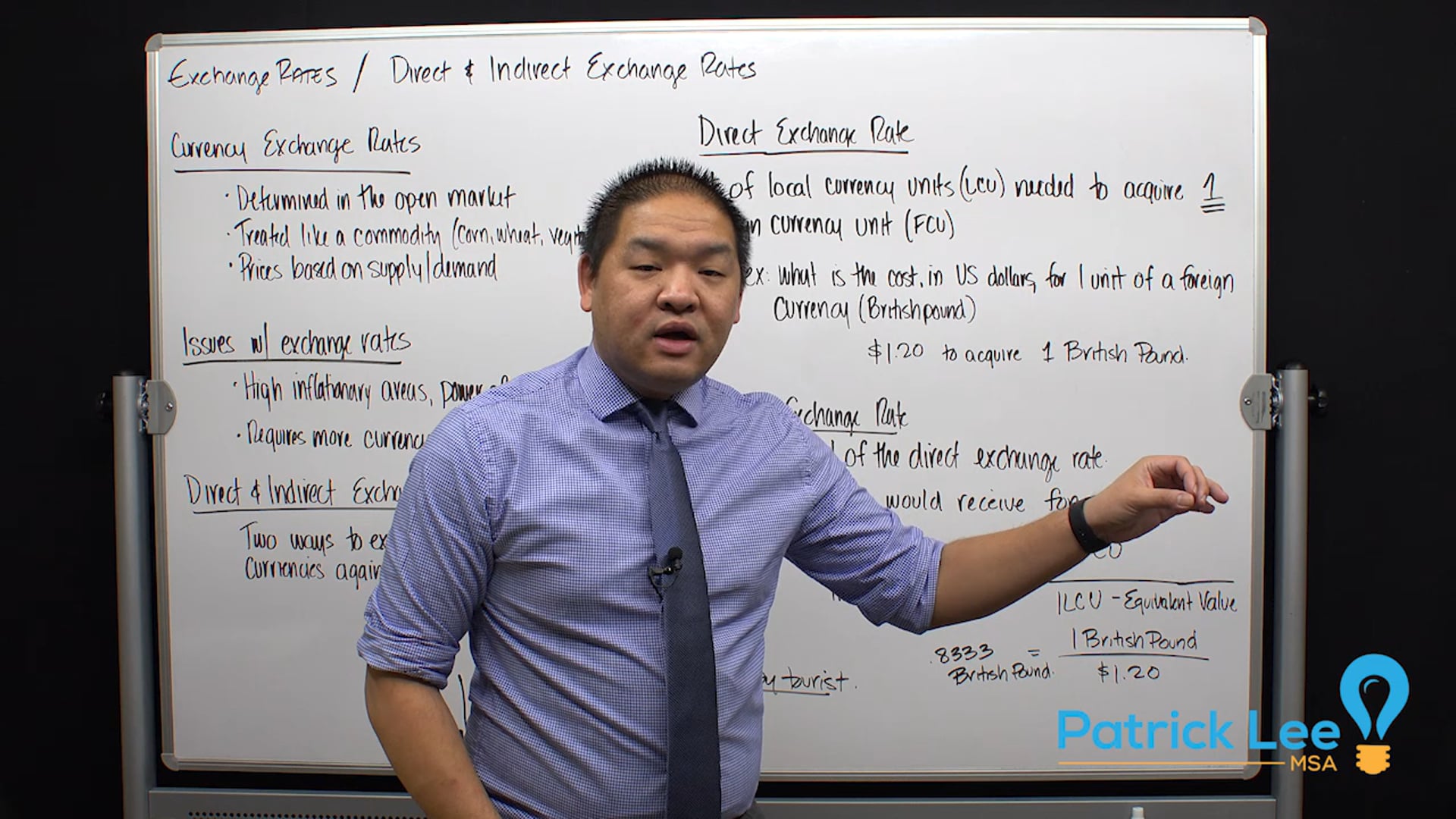 Lesson 8.2 - Exchange Rates - Direct and Indirect Exchange Rate