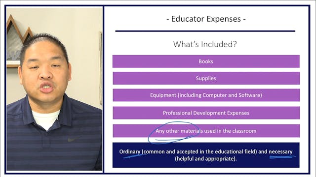 Section 4.13 - Educator Expenses