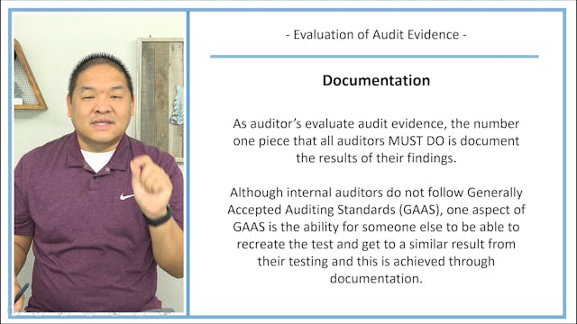 Lesson 10.6 - Evaluation of Audit Evi...