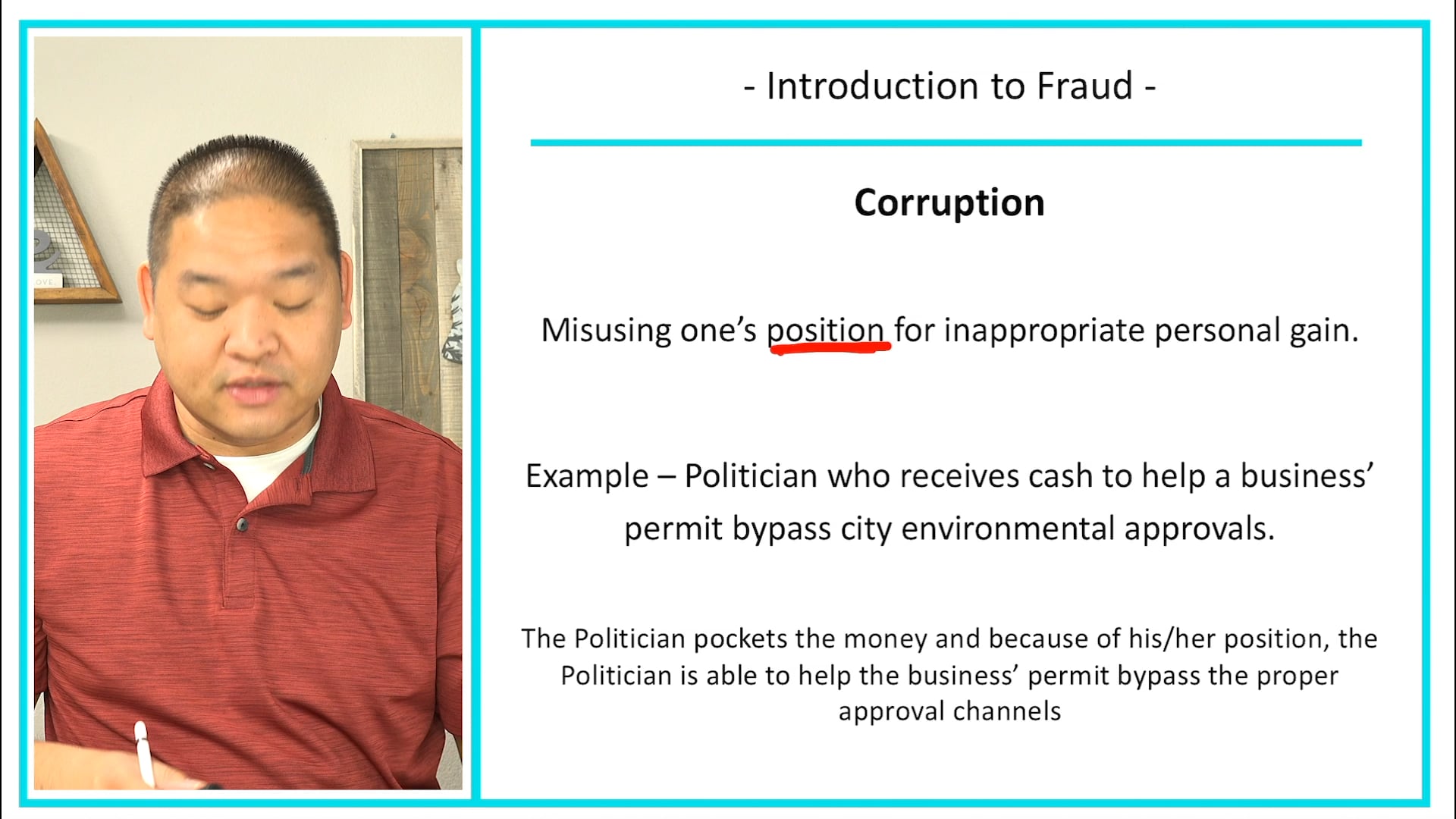 Lesson 5.1 - Introduction to Fraud