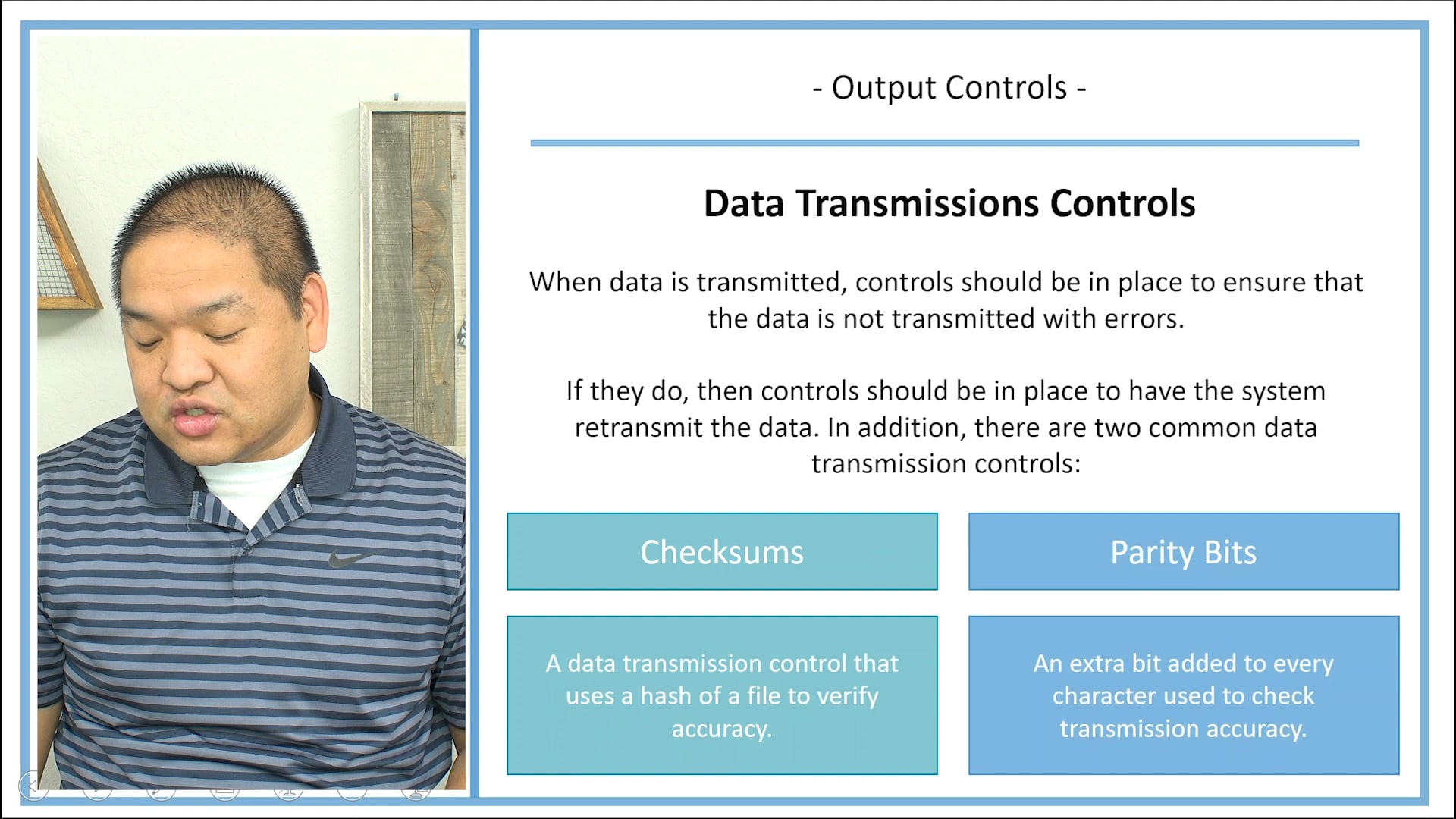 Lesson 9.10 - Output Controls