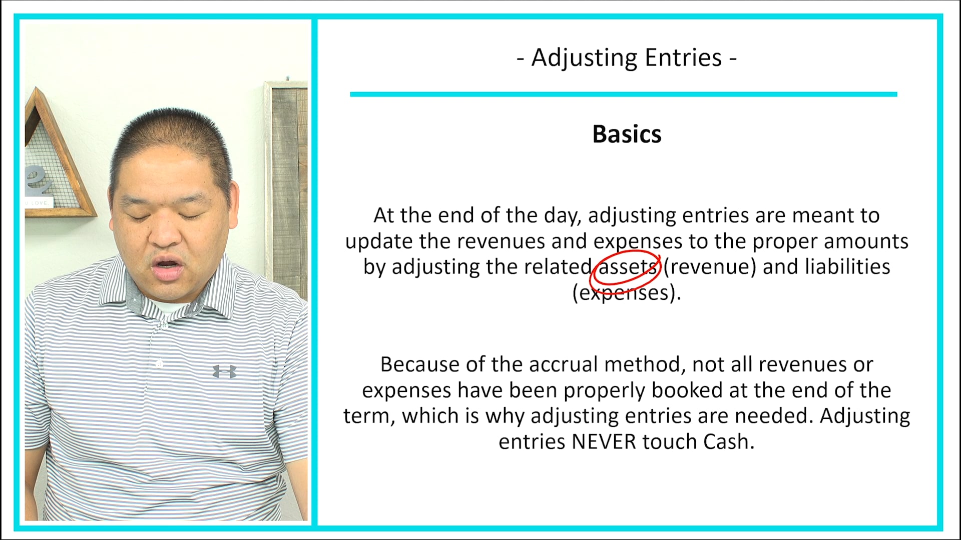Lesson 2.5 - Adjusting Entries - Review