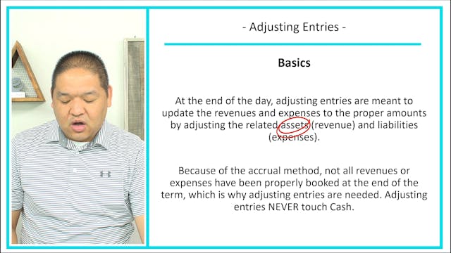 Lesson 2.5 - Adjusting Entries - Review