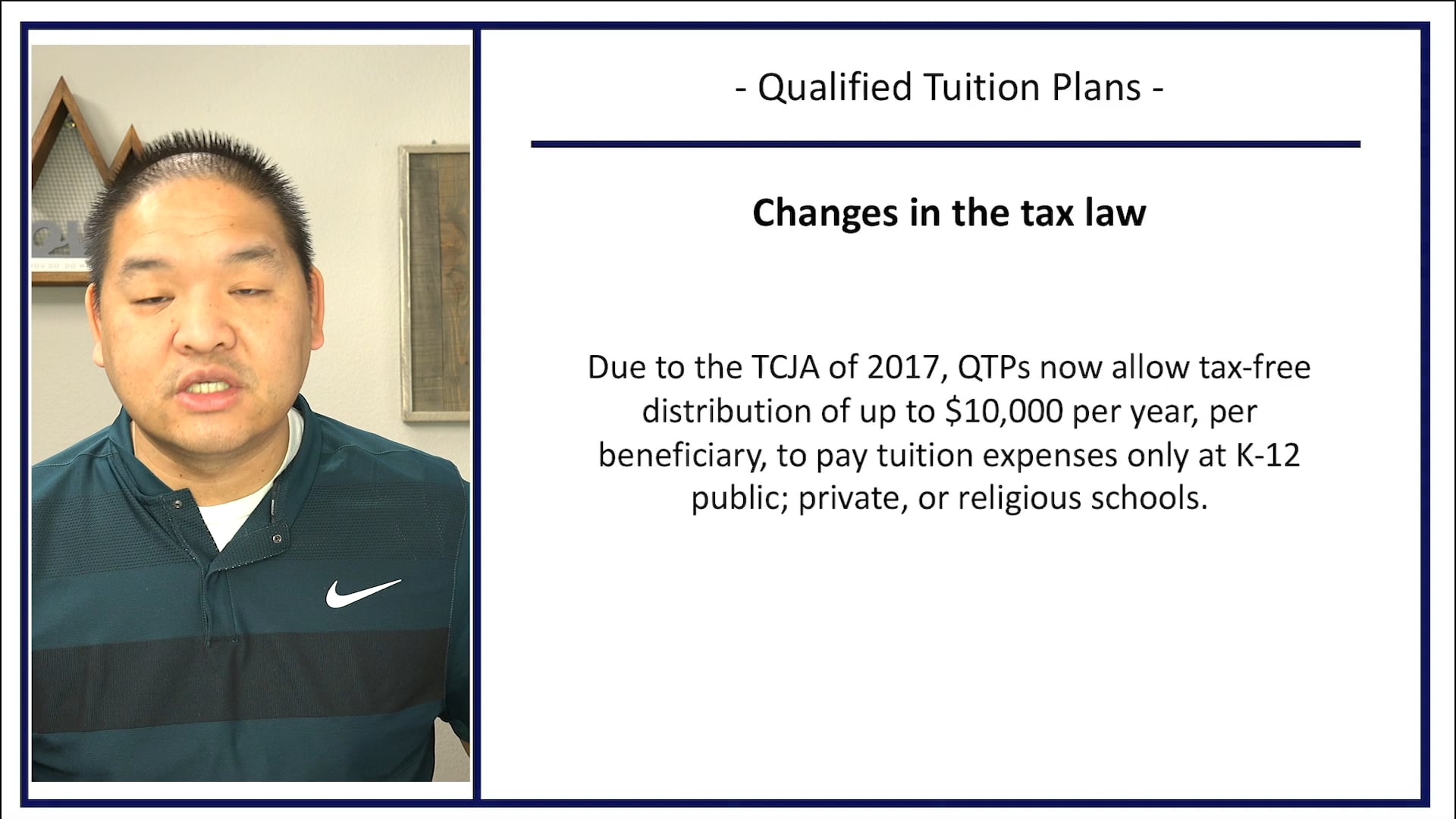 Section 10.12 - Qualified Tuition Plans