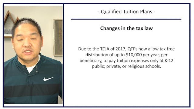 Section 10.12 - Qualified Tuition Plans