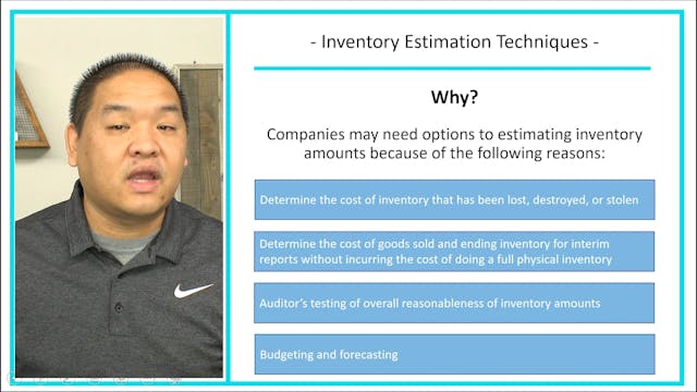 Lesson 9.6 - Inventory Estimation Tec...