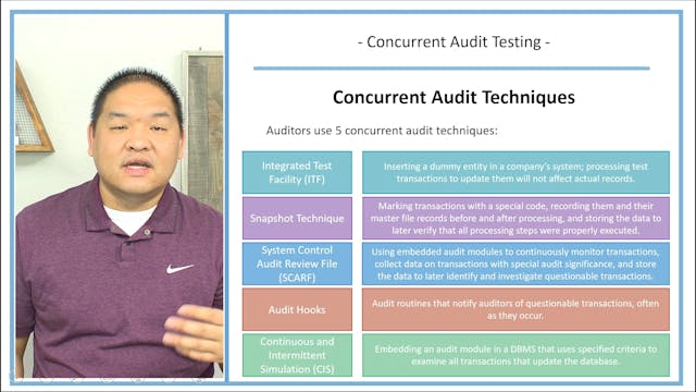 Lesson 10.15 - Concurrent Audit Testing