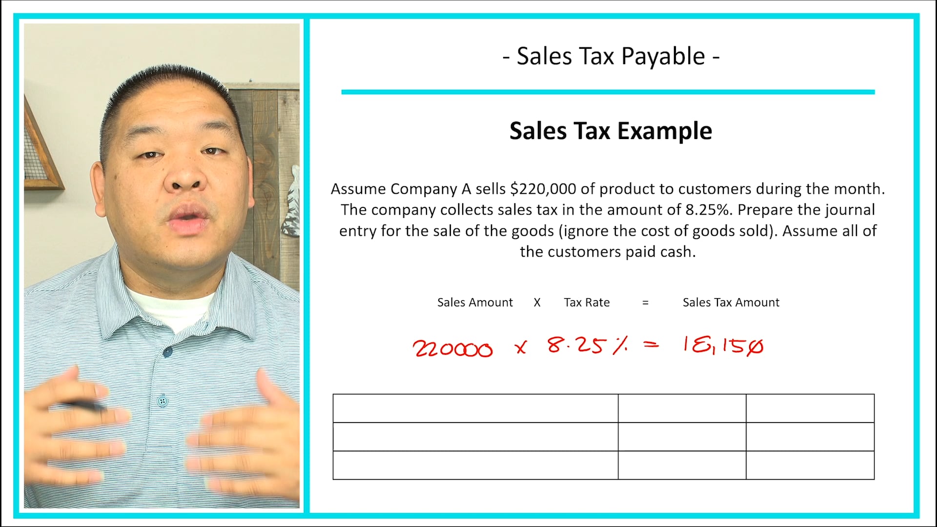 Lesson 10.5 - Sales Tax Payable