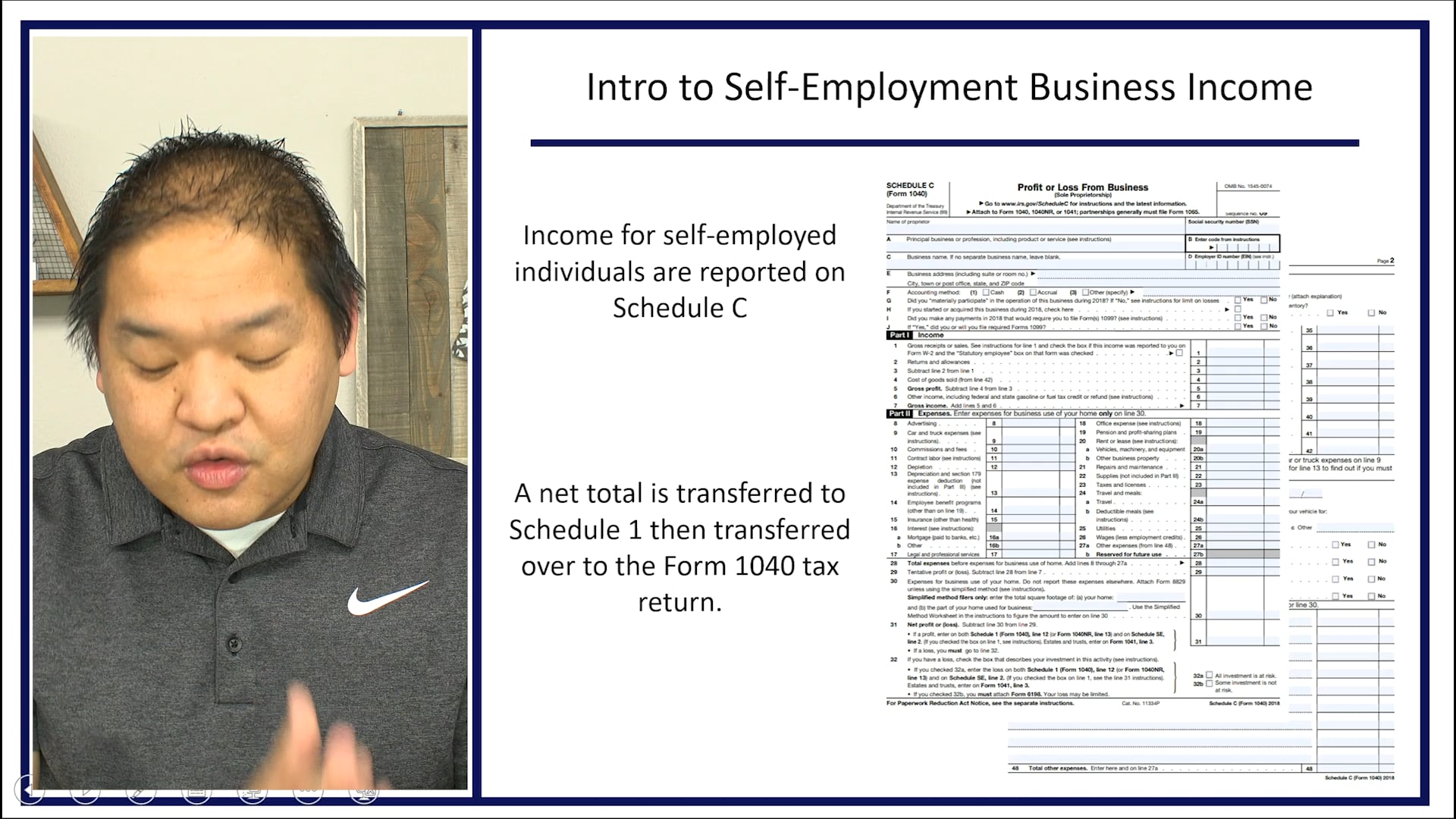 Section 6.1 - Introduction to Self-Employed Business Income