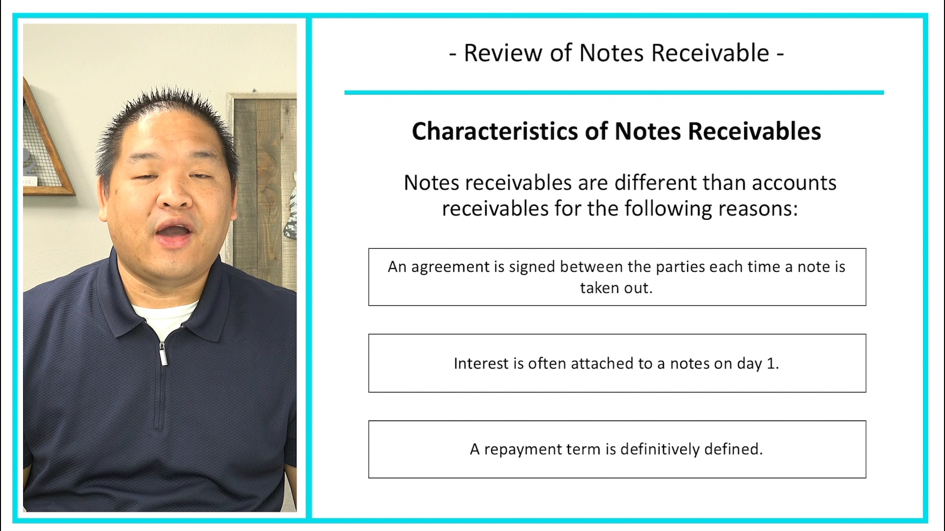 Lesson 8.10 - Review of Note Receivables
