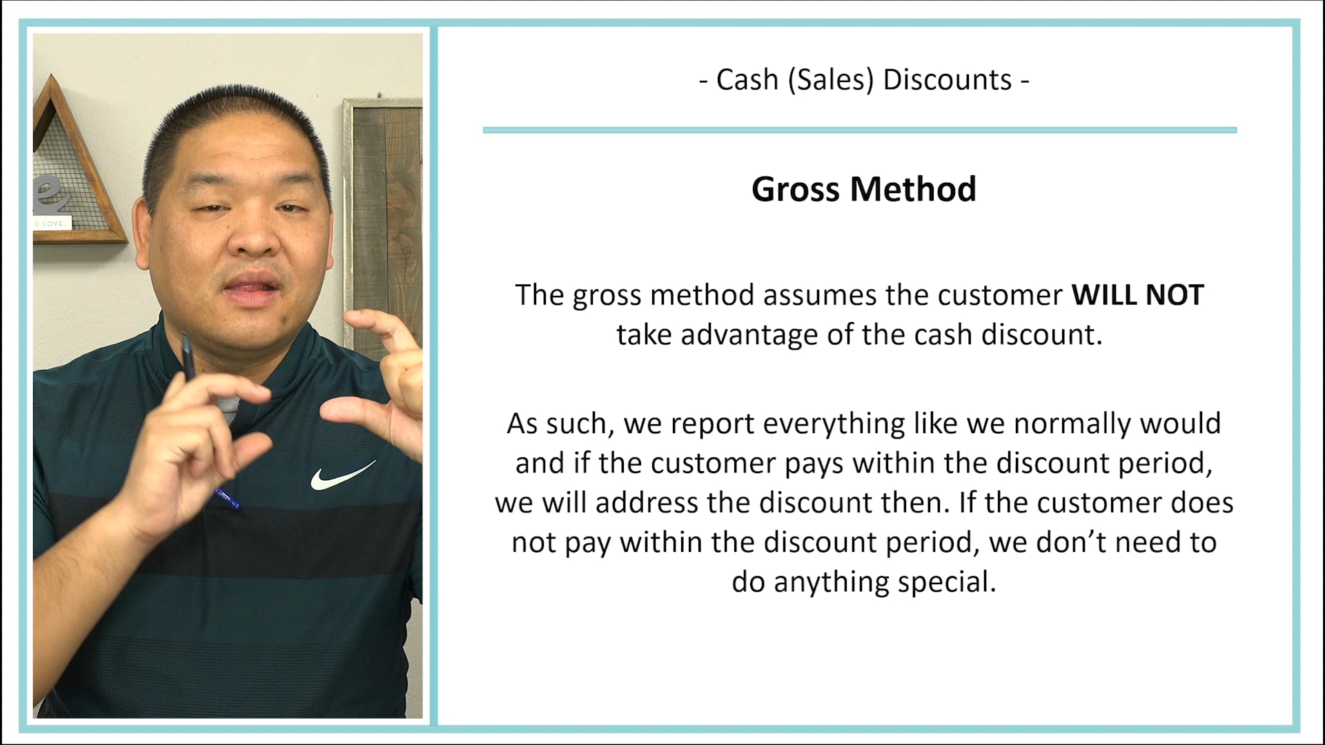 Lesson 7.7 - Cash (Sales) Discounts