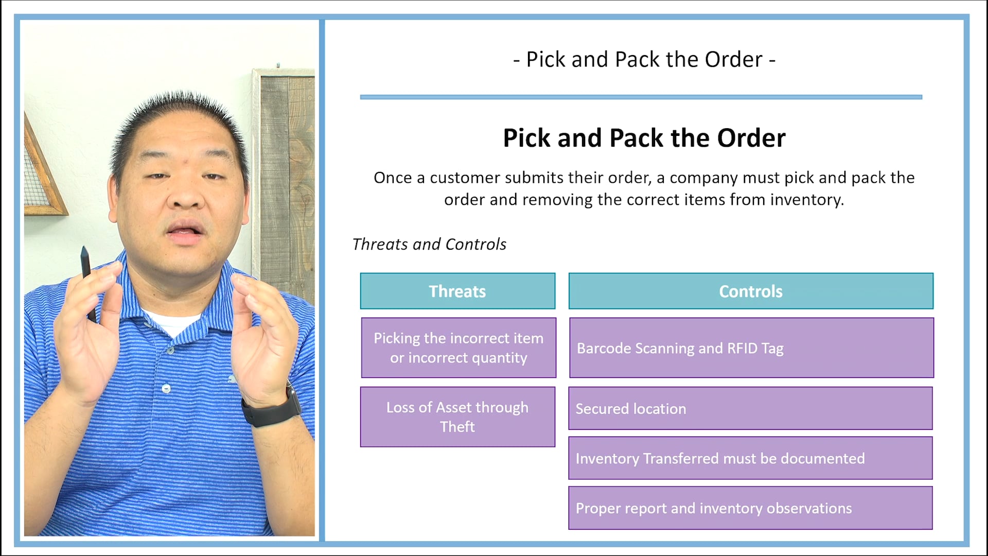 Lesson 11.8 - Pick and Pack the Order