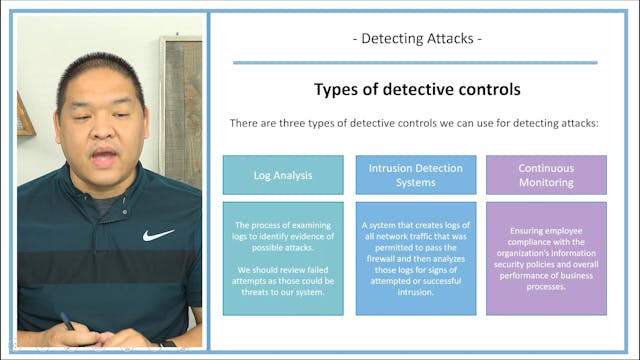 Lesson 7.11 - Detecting Attacks