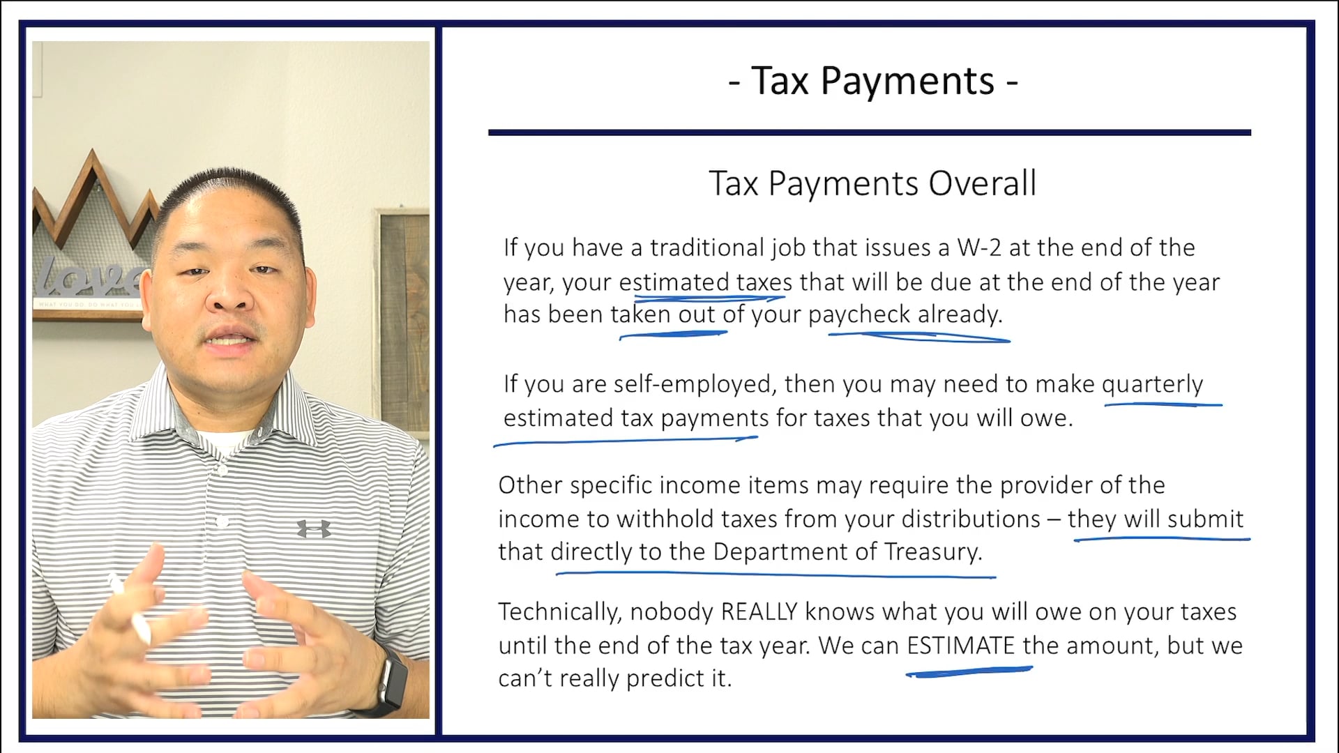 Section 1.9 - Understanding Tax Payments