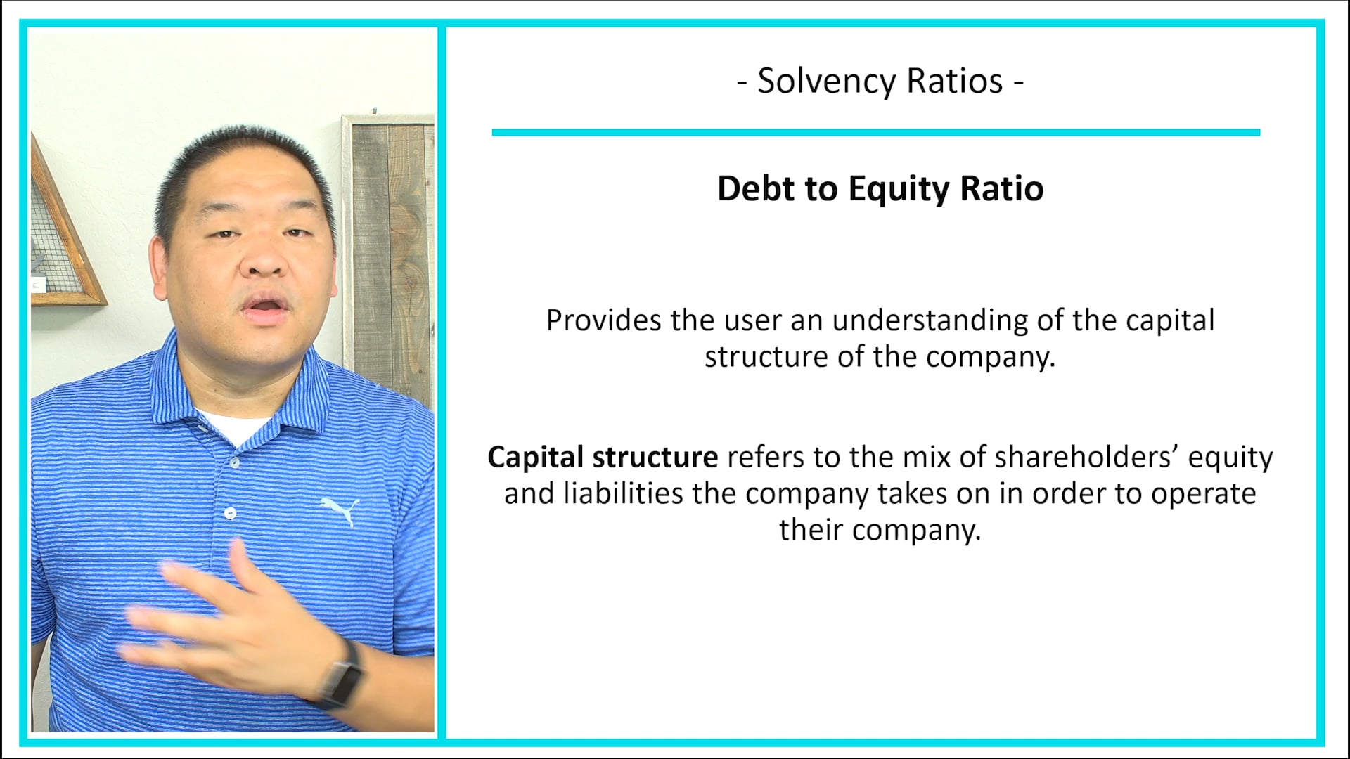 Lesson 3.14 - Solvency Ratios - Balance Sheet