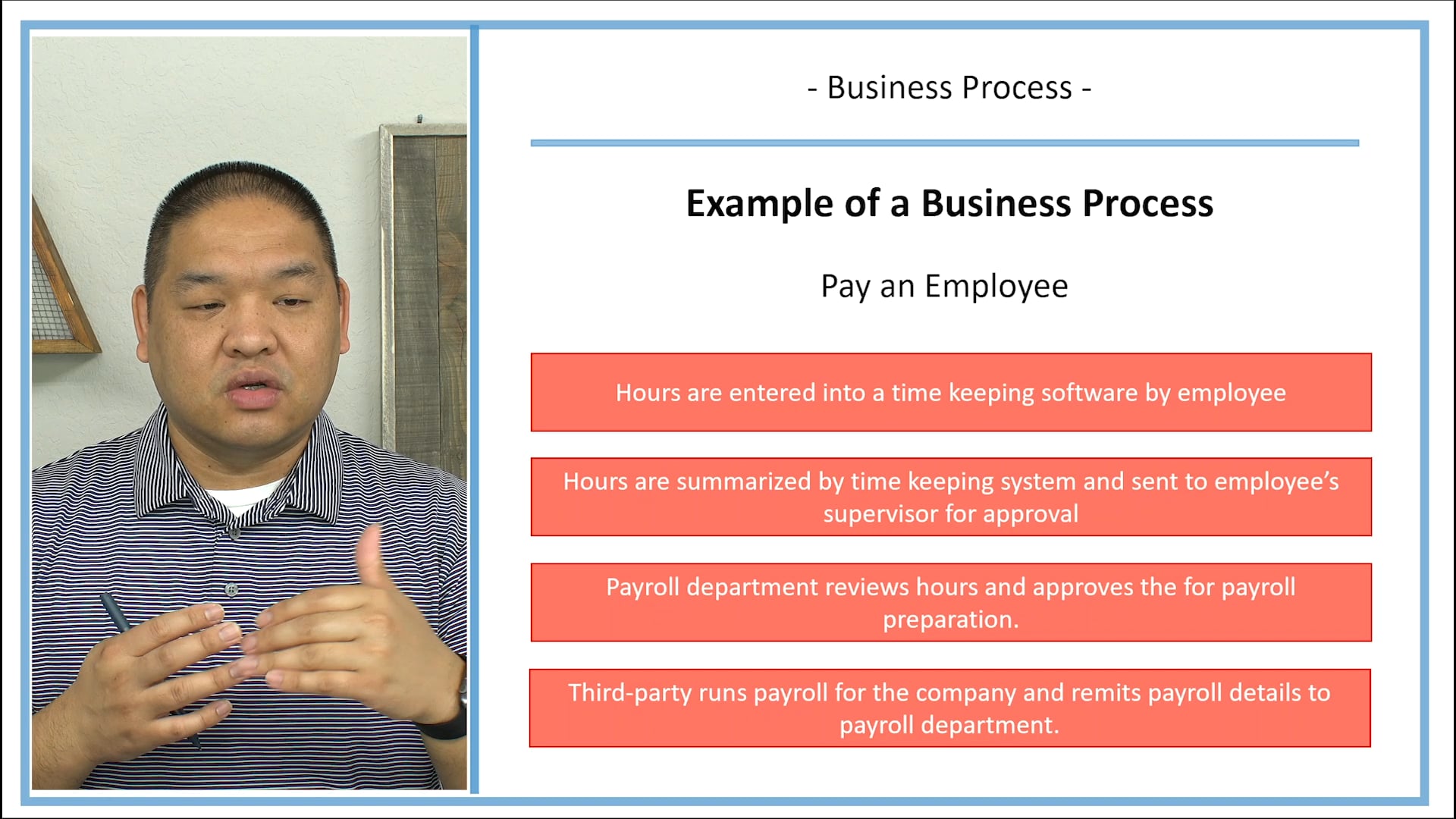 Lesson 1.4 - Business Process - Transaction Cycle