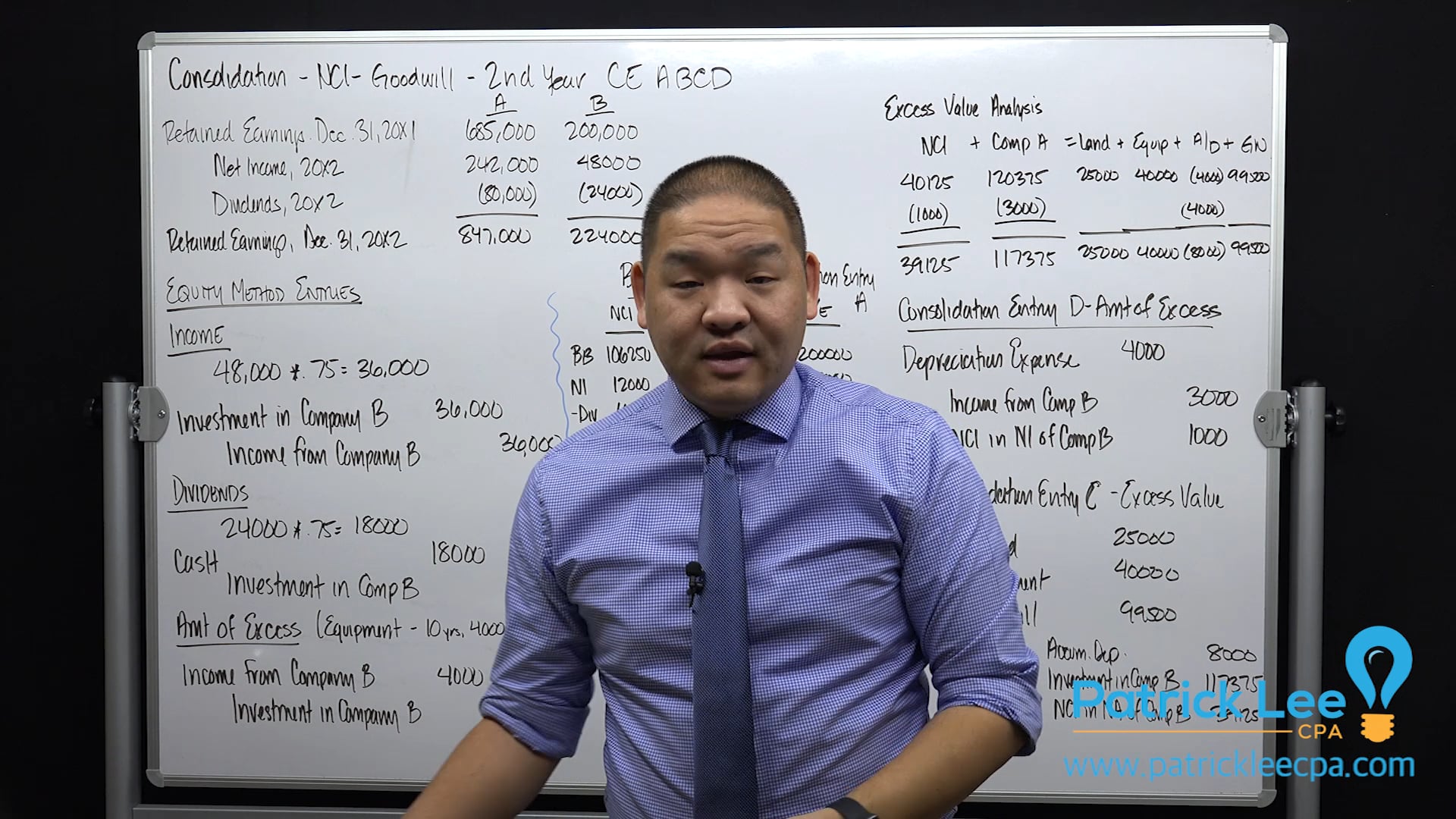 Lesson 5.5 - NCI - Goodwill - End of Year 2