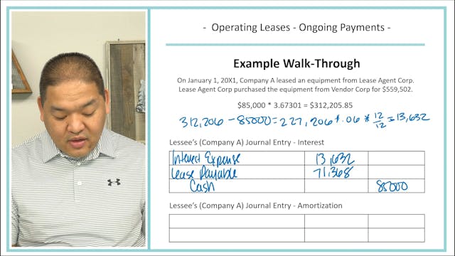 Lesson 15.9 - Operating Lease - Recor...