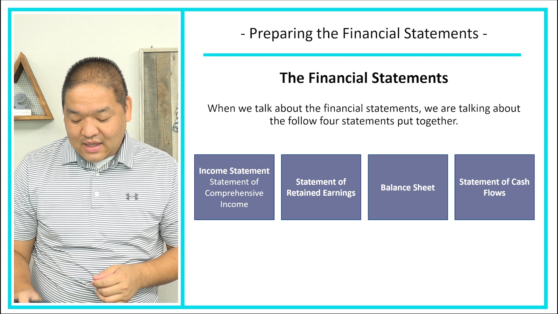 Lesson 2.11 - Preparing the Financial Statements - Review