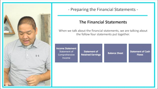 Lesson 2.11 - Preparing the Financial...