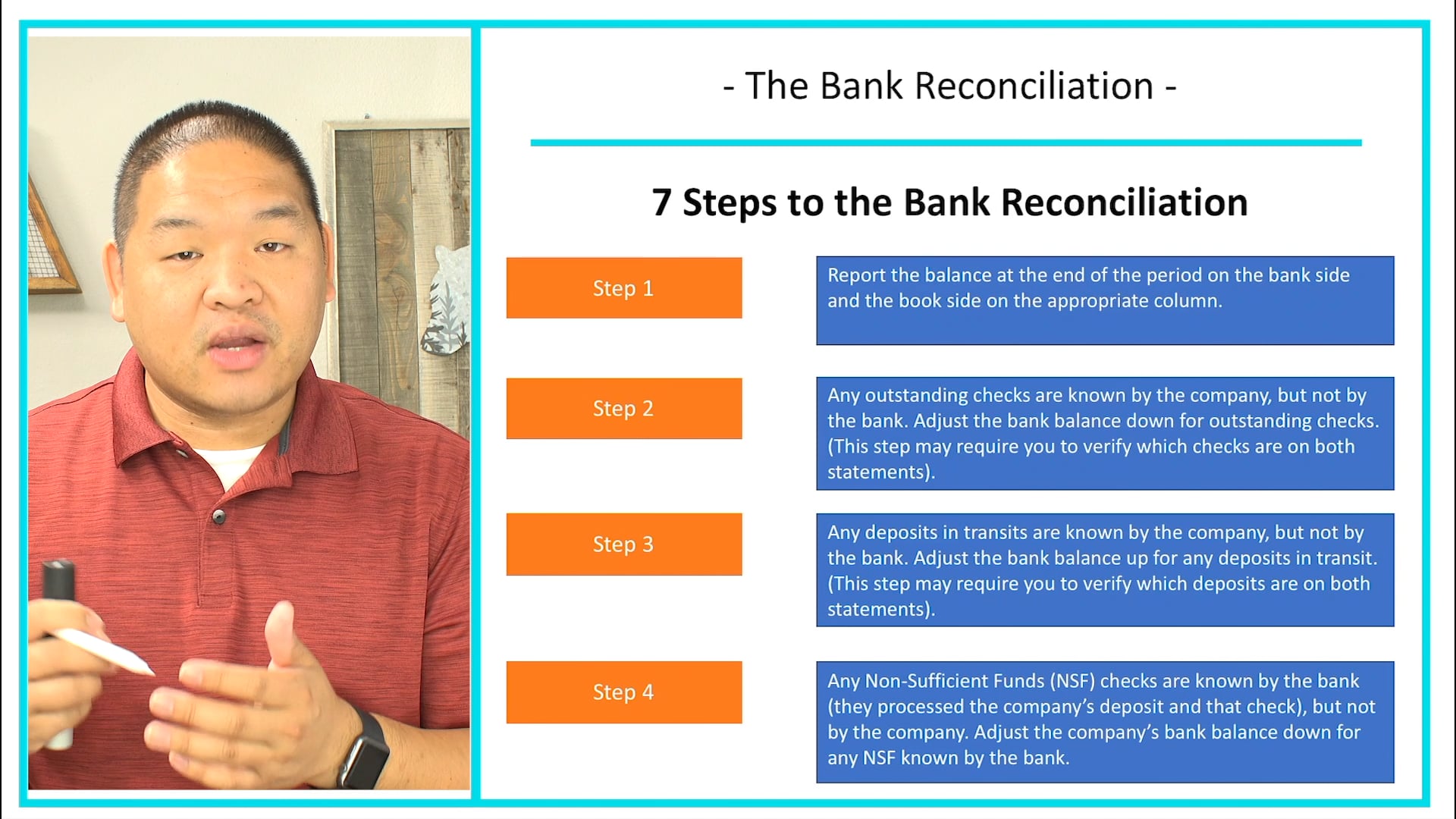 Lesson 5.11 - Bank Reconciliation - Introduction